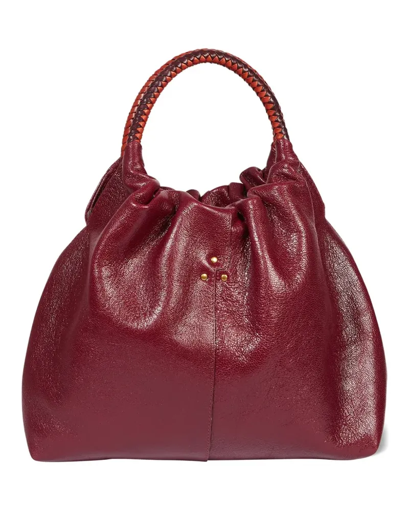 Jérôme Dreyfuss Gordi M Tote Bag mit geflochtenem Henkel - Rot Rot