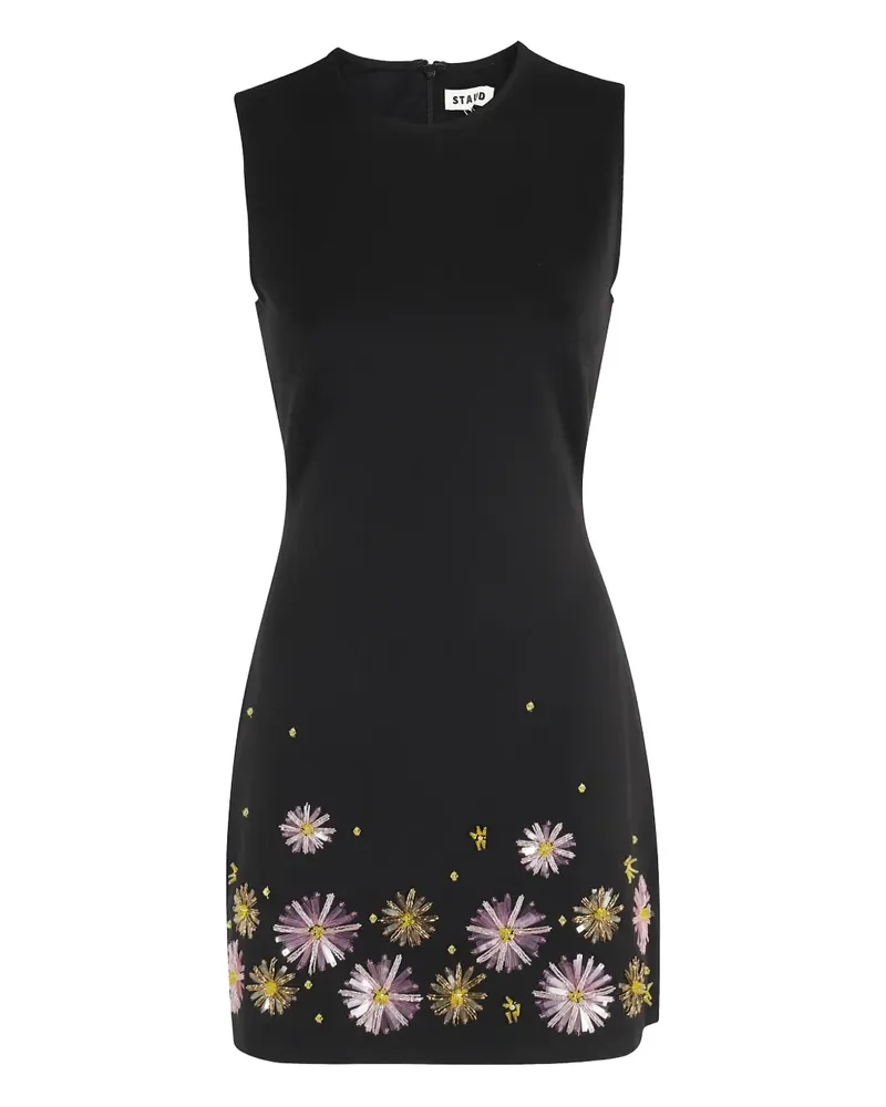 STAUD Verziertes Spitzenkleid - Schwarz Schwarz