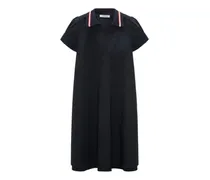 Kleid mit V-Ausschnitt - Blau