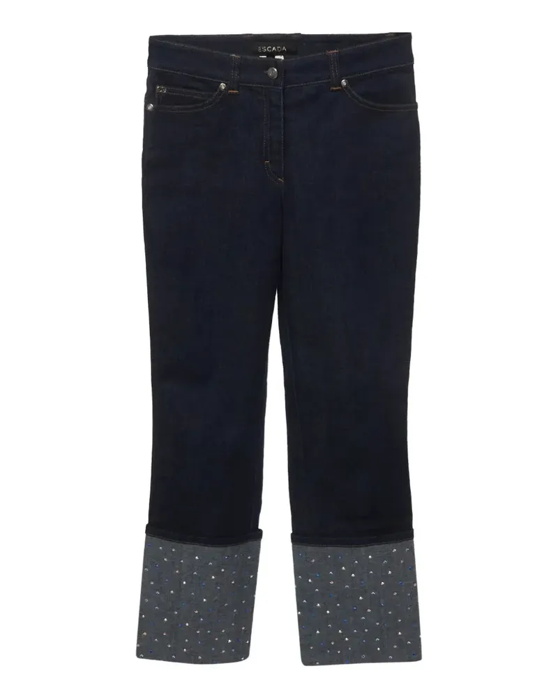 Dsquared2 embellished turn-up jeans - Blau Blau