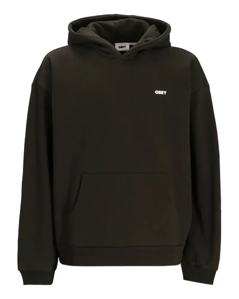 Obey Hoodie mit Print - Schwarz Schwarz