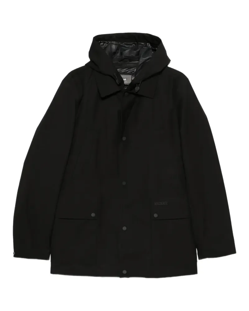 Mackage Alec hooded zip-up coat - Schwarz Schwarz