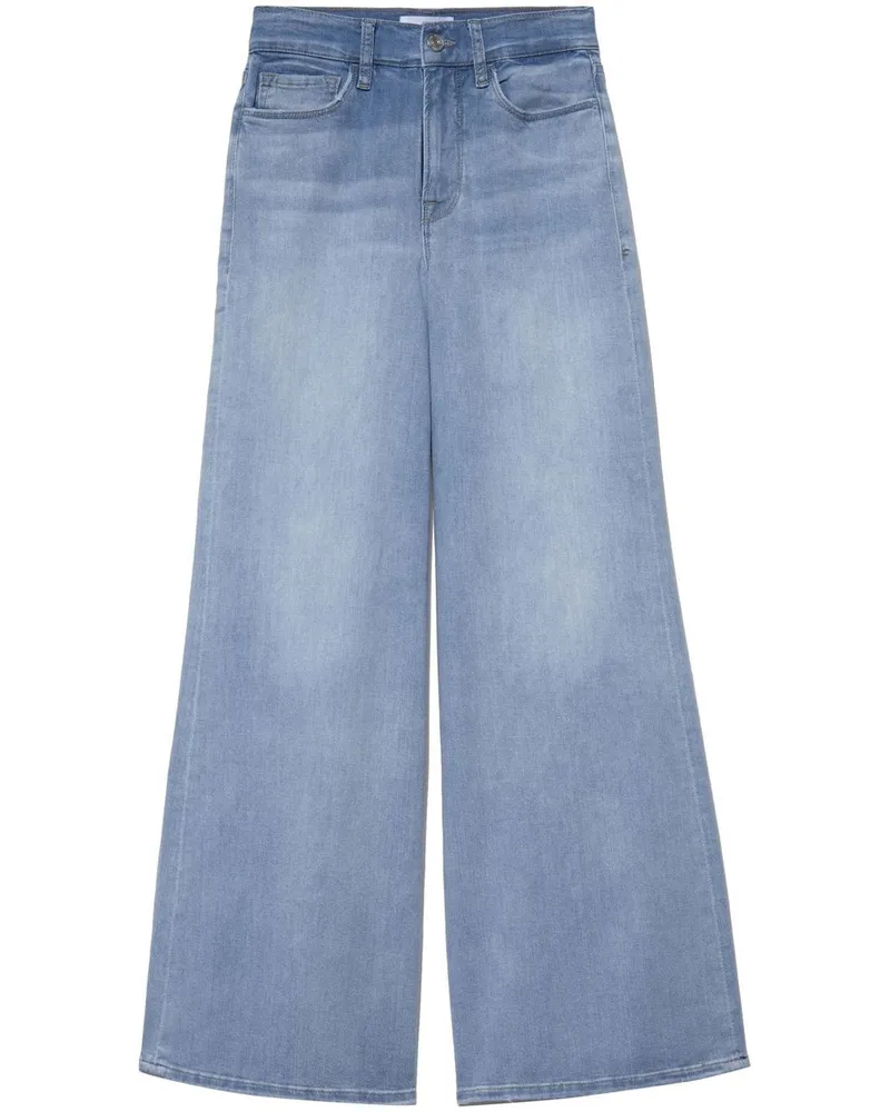 Frame Denim Halbhohe Wide-Leg-Jeans - Blau Blau