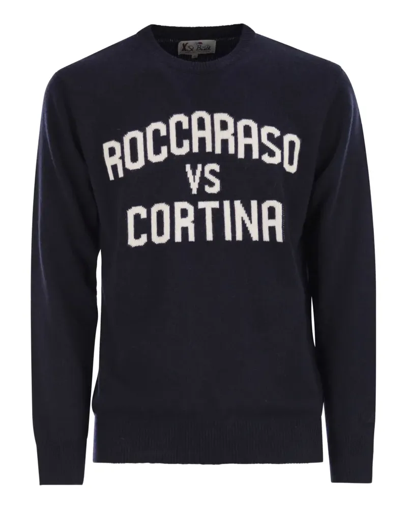 MC2 Saint Barth Heron Pullover mit Rundhalsausschnitt - Blau Blau