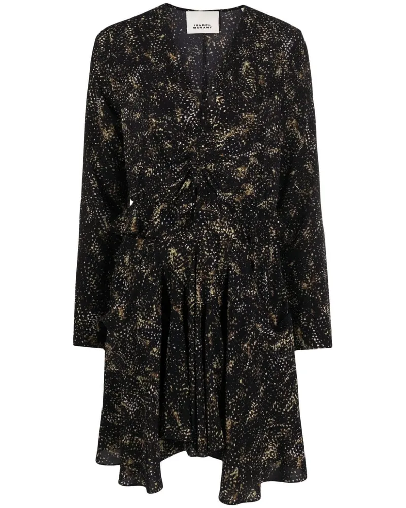 Isabel Marant Usmara Midikleid - Schwarz Schwarz