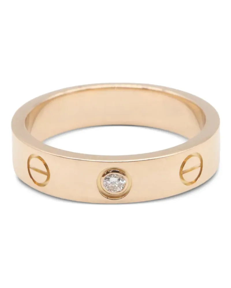 Cartier 2010s Love Ring mit Diamant - Rosa Rosa