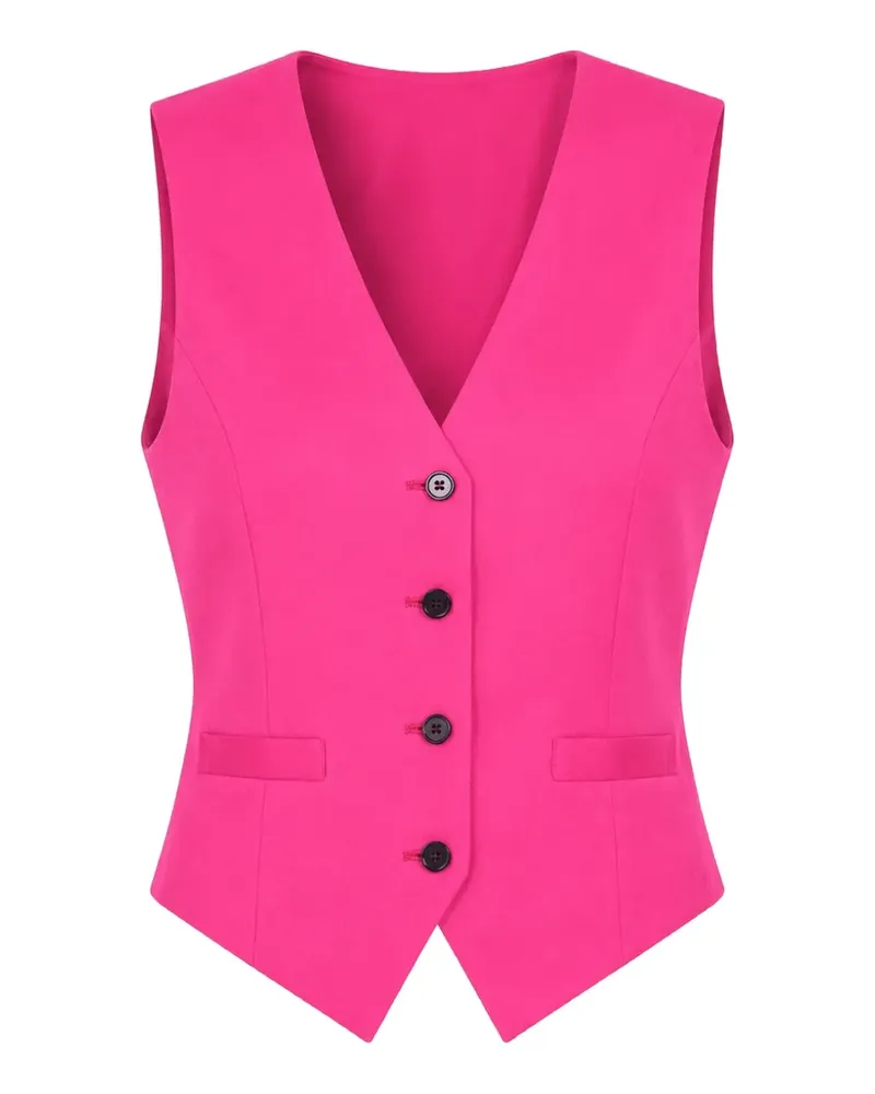 Barbara Bui V-neck button-up waistcoat - Rosa Rosa