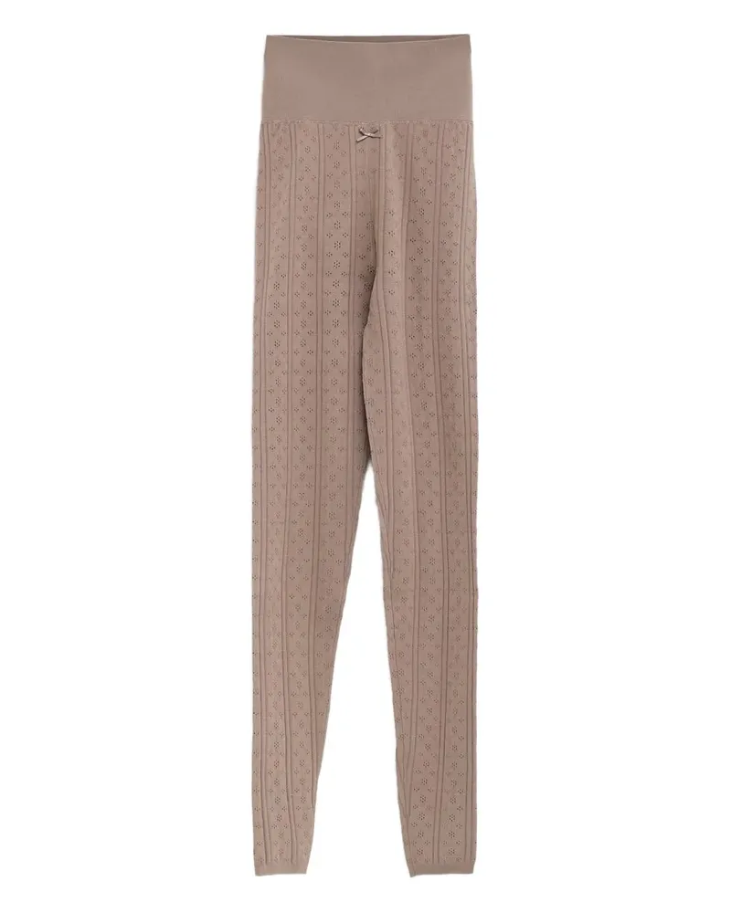 J.W.Anderson Leggings mit Pointelle-Schleife - Nude Nude
