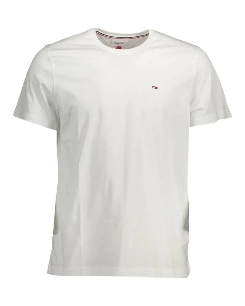 Tommy Hilfiger T-Shirt mit Logo-Patch - Weiß Weiß
