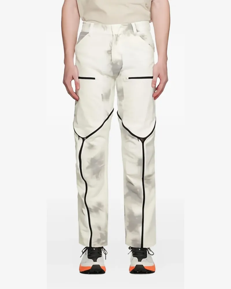 Olly Shinder Hose mit Reißverschlussdetail - Weiß Weiß