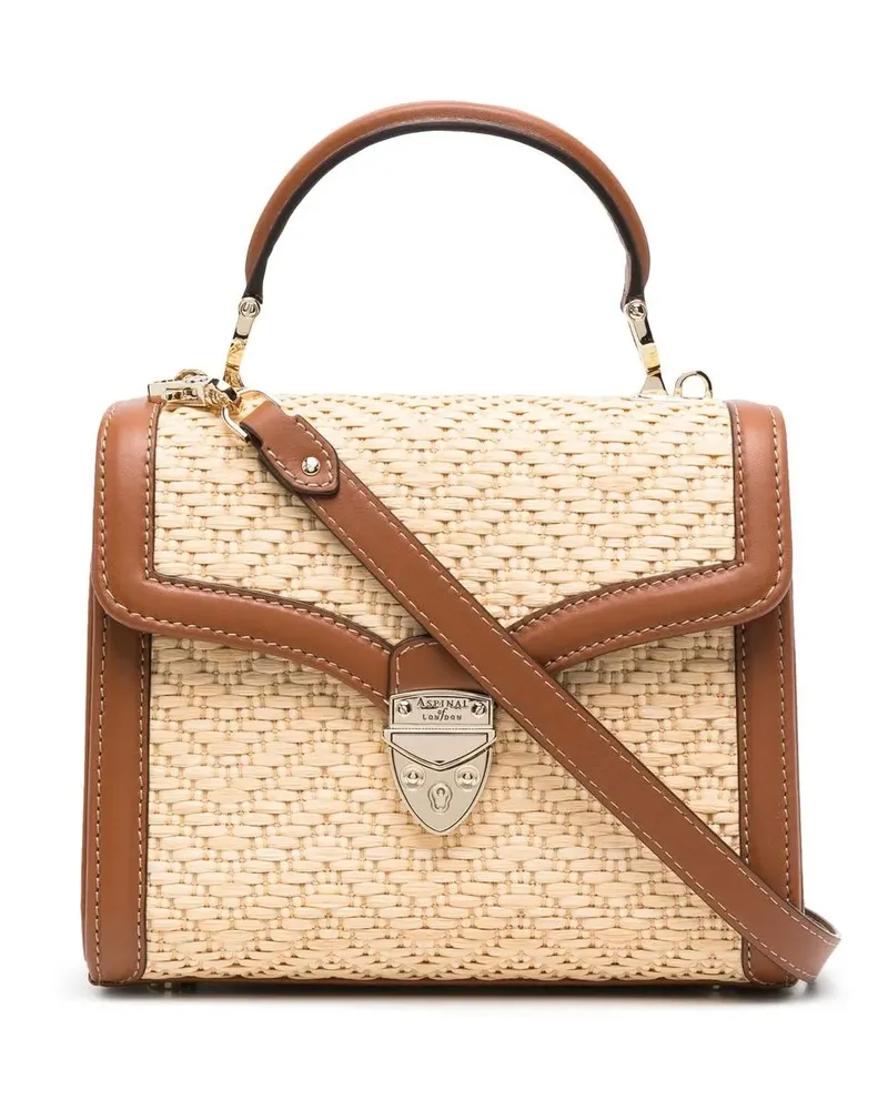 Aspinal of London Midi Mayfair Handtasche - Nude Nude