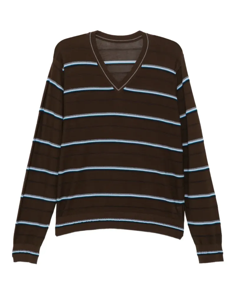 JNBY Gestreiftes T-Shirt - Braun Braun