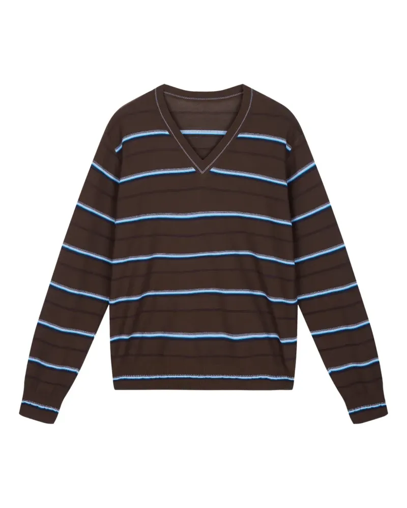 JNBY Gestreiftes T-Shirt - Braun Braun