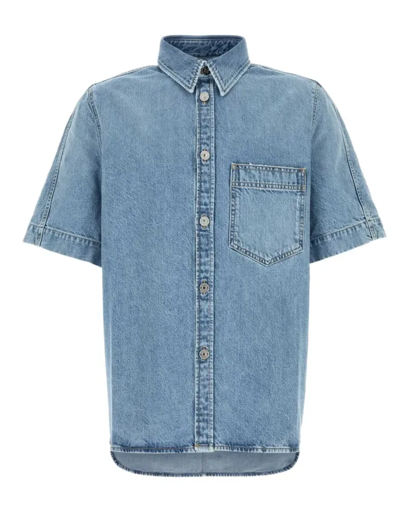 Givenchy short-sleeve denim shirt - Blau Blau