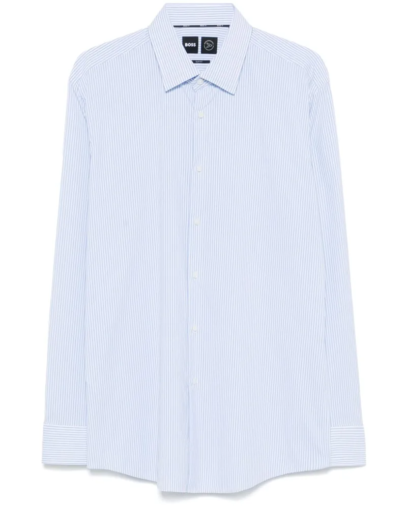 HUGO BOSS Gestreiftes Hemd - Blau Blau
