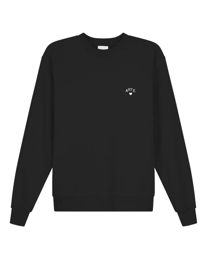 Arte Antwerp T-Shirt mit Logo-Stickerei - Schwarz Schwarz