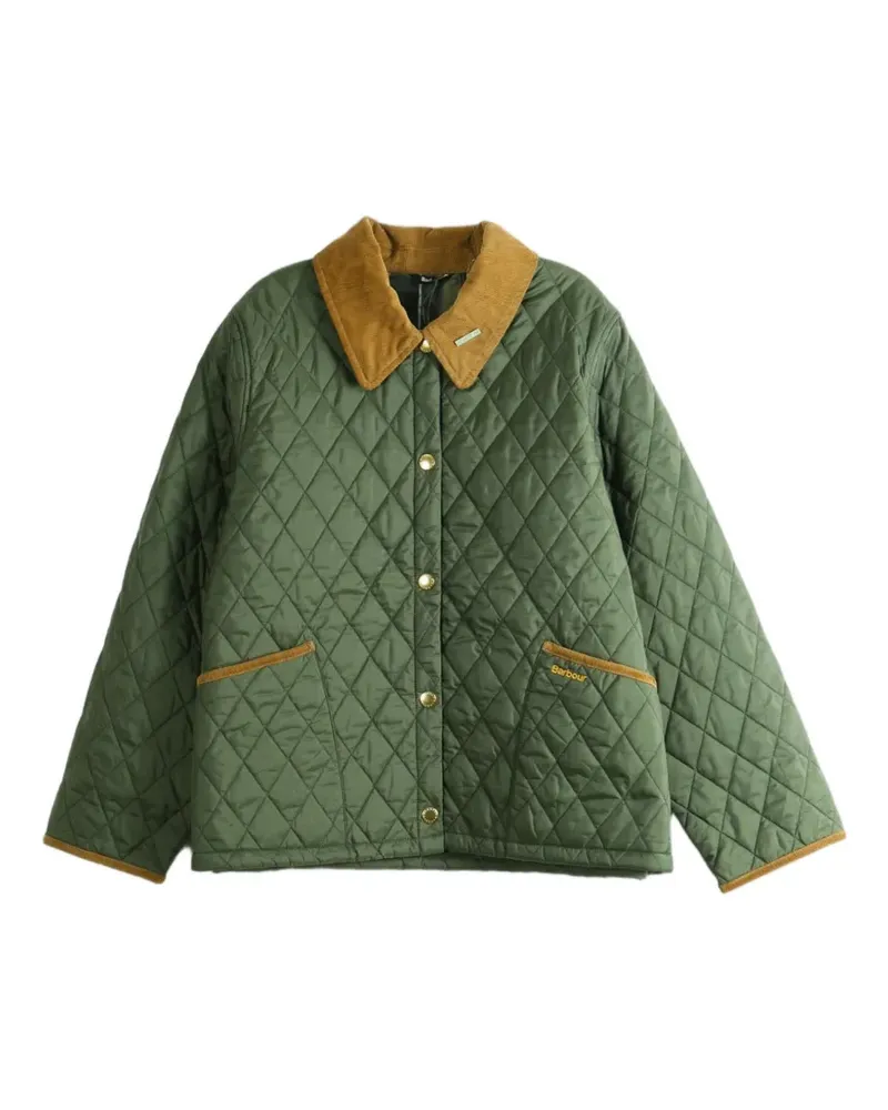 Barbour Icons quilted corduroy-collar jacket - Grün Grün
