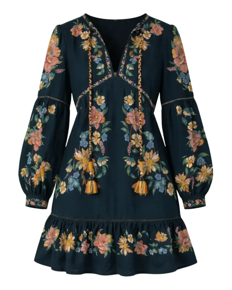 FARM Rio Maria mini dress - Blau Blau