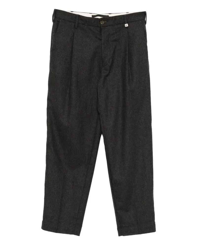 MYTHS Plissierte Hose - Schwarz Schwarz