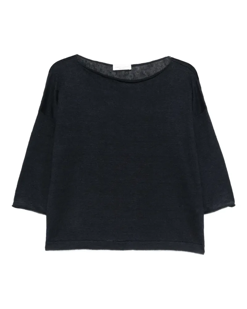 Roberto Collina boat neck jumper - Blau Blau