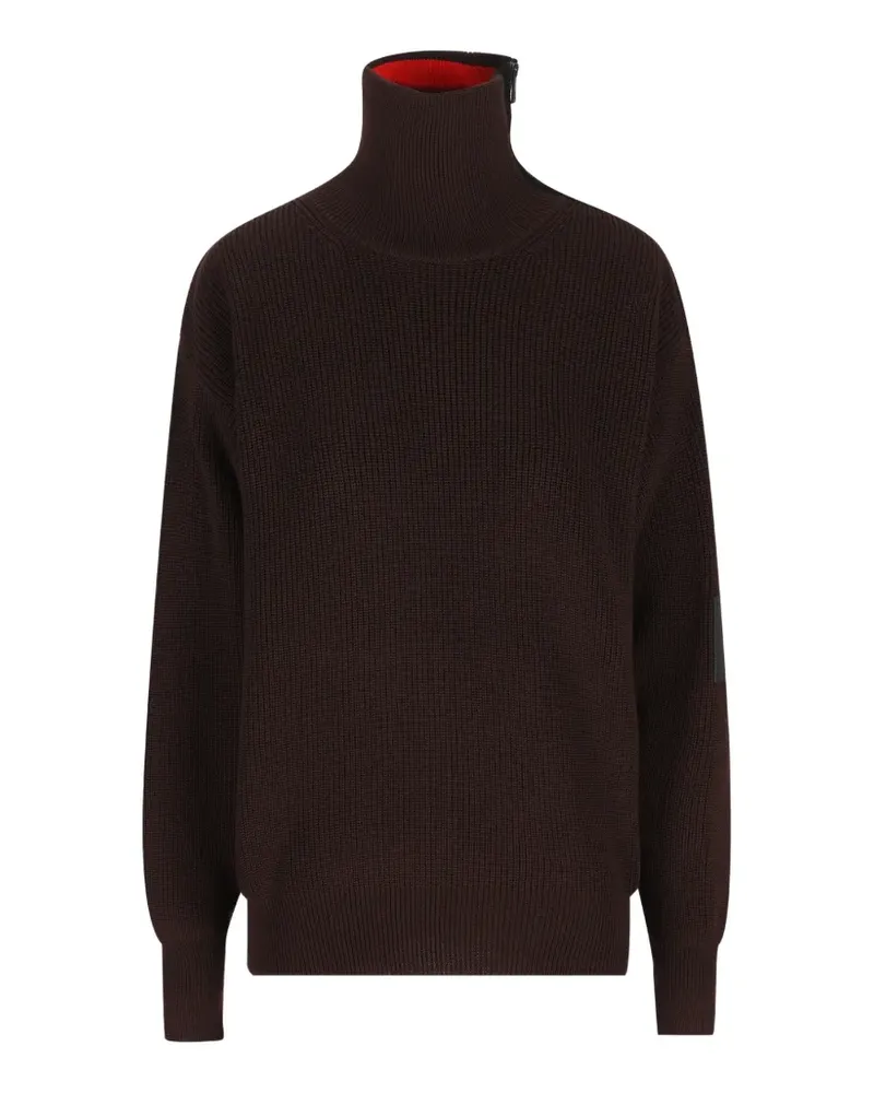 Loewe zip-up wool sweater - Braun Braun