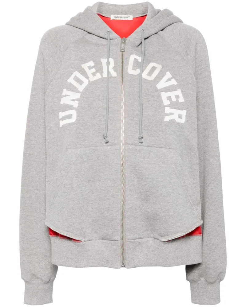 Undercover Oversized-Jacke mit Reißverschluss - Grau Grau