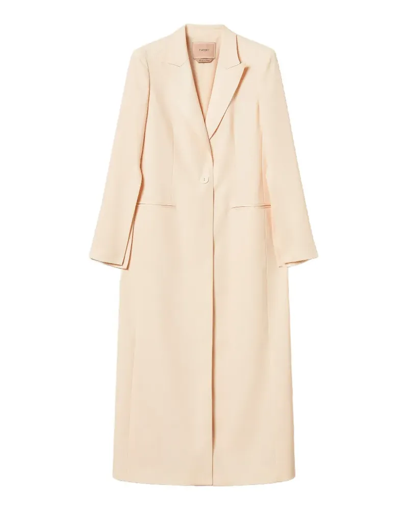 Twin-Set Envers duster coat - Nude Nude