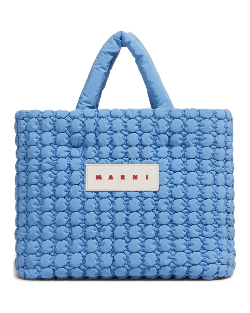Marni Wattierte Tote Bag - Blau Blau