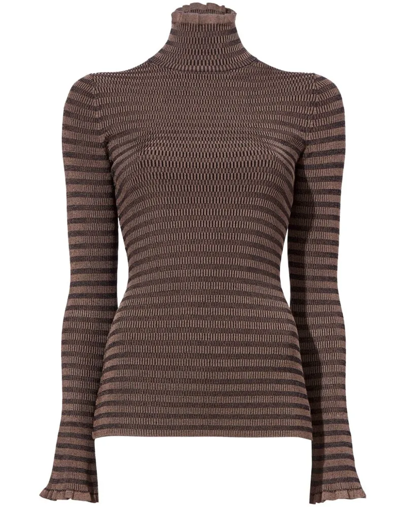 Proenza Schouler Gestricktes Phyllis Oberteil - Braun Braun