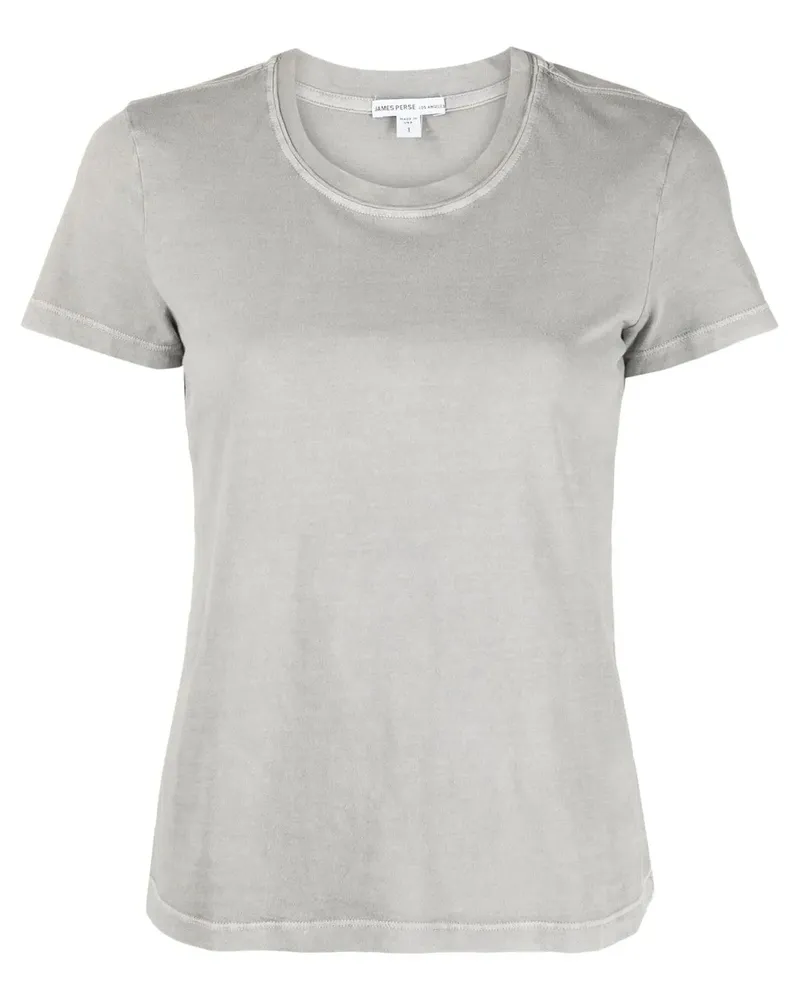 James Perse T-Shirt mit rundem Ausschnitt - Grau Grau