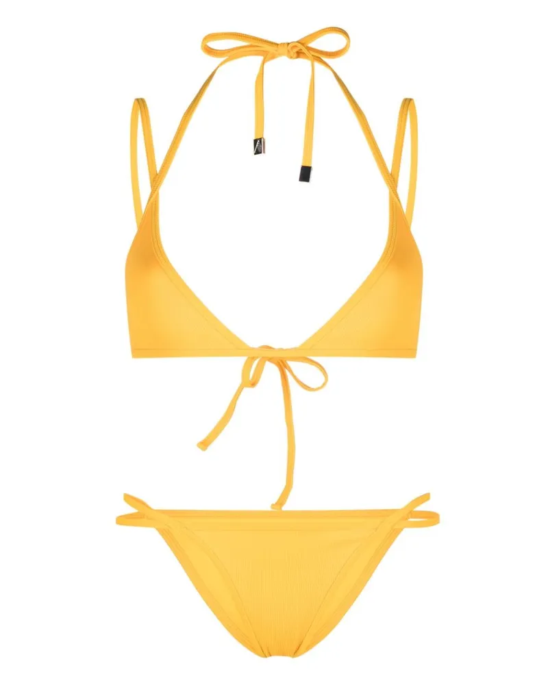 ATTICO Bikini mit Riemen - Gelb Gelb