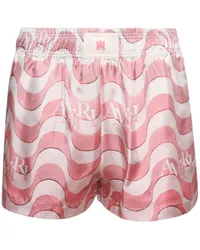 Amiri Staggered Wave Shorts Rosa