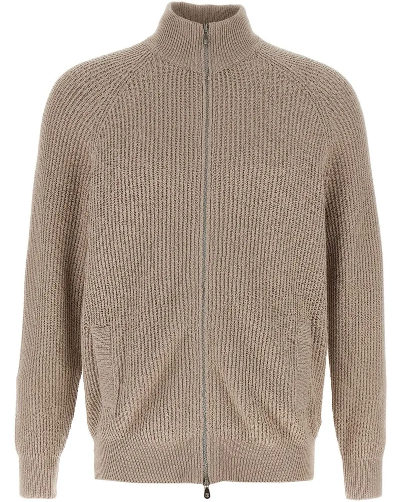 Brunello Cucinelli Gestrickter Cardigan - Nude Nude