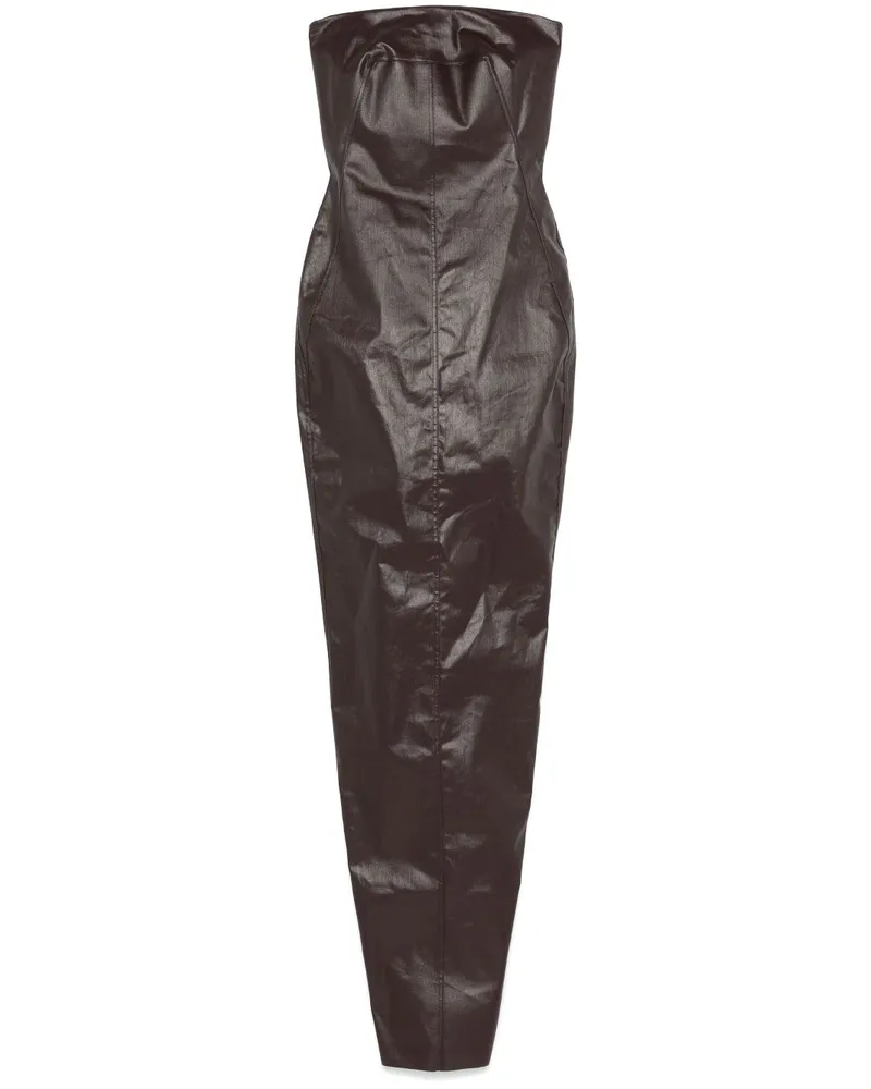 Rick Owens Bustier-Maxikleid - Braun Braun