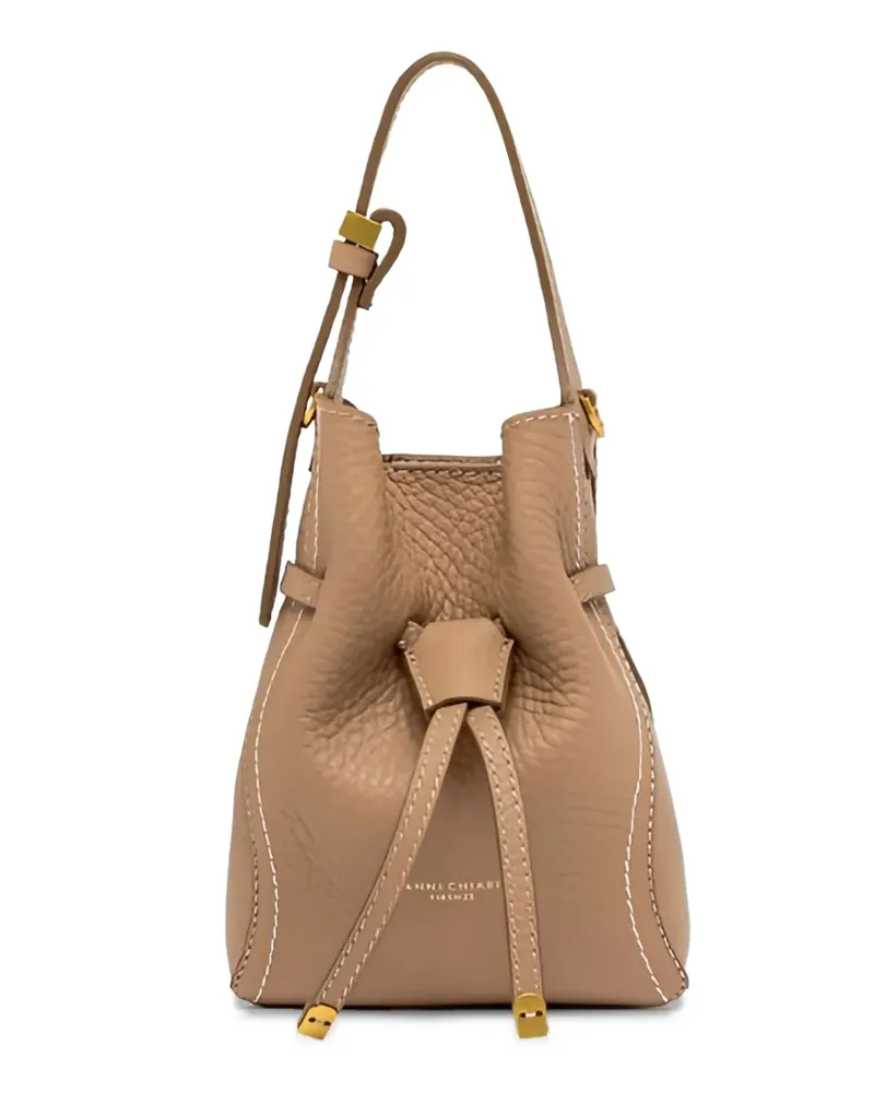 Gianni Chiarini Sienna Beuteltasche mit Kordelzug - Nude Nude