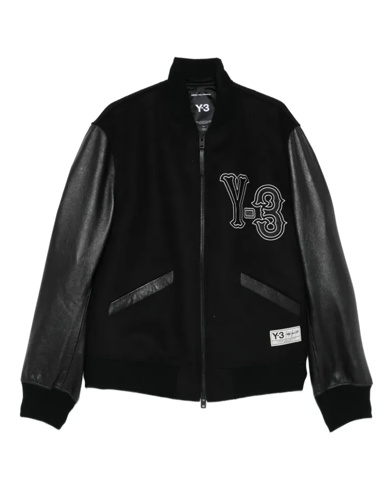 Y-3 Jacke mit Stickerei - Schwarz Schwarz