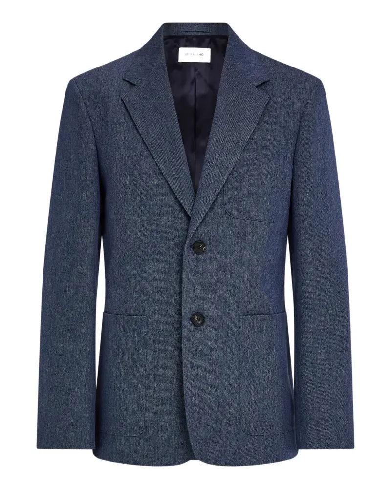 Ferragamo Einreihiges Jeanssakko - Blau Blau