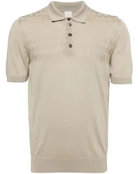 Pal Zileri Poloshirt in 3D-Strick Nude