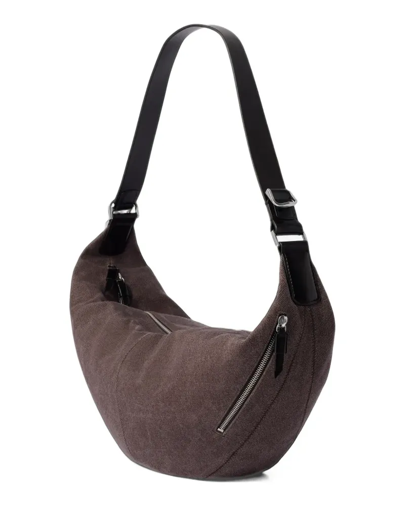 Christophe Lemaire Quiver Clip shoulder bag - Braun Braun