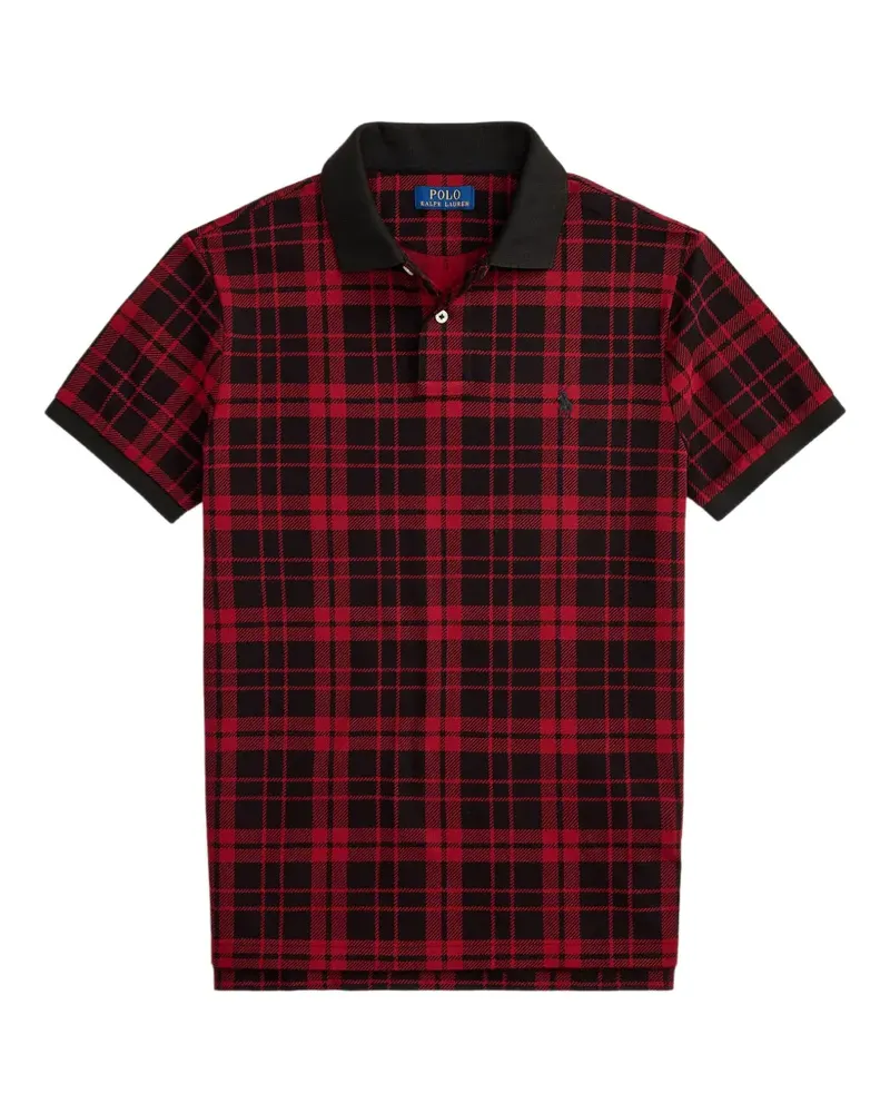 Ralph Lauren Poloshirt mit Karomuster - Rot Rot