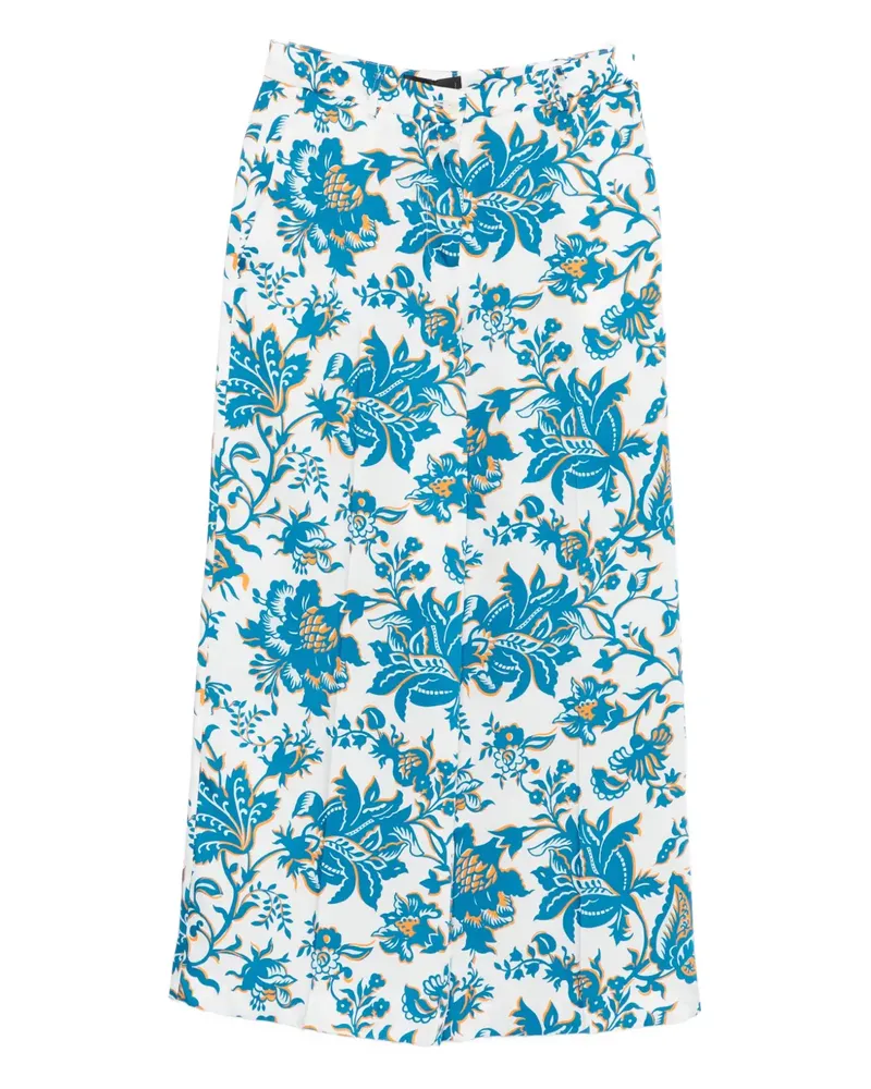 Etro floral trousers - Weiß Weiß