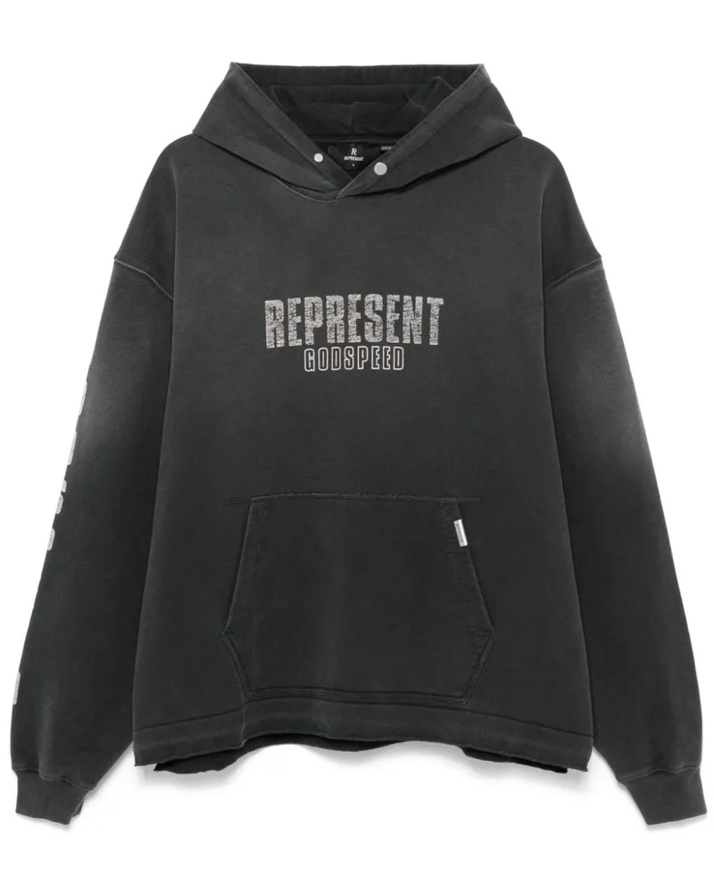 REPRESENT Godspeed Hoodie - Grau Grau