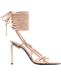 OFF-WHITE XX Sandalen 100mm Nude