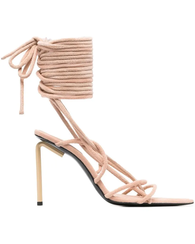 OFF-WHITE XX Sandalen 100mm Nude