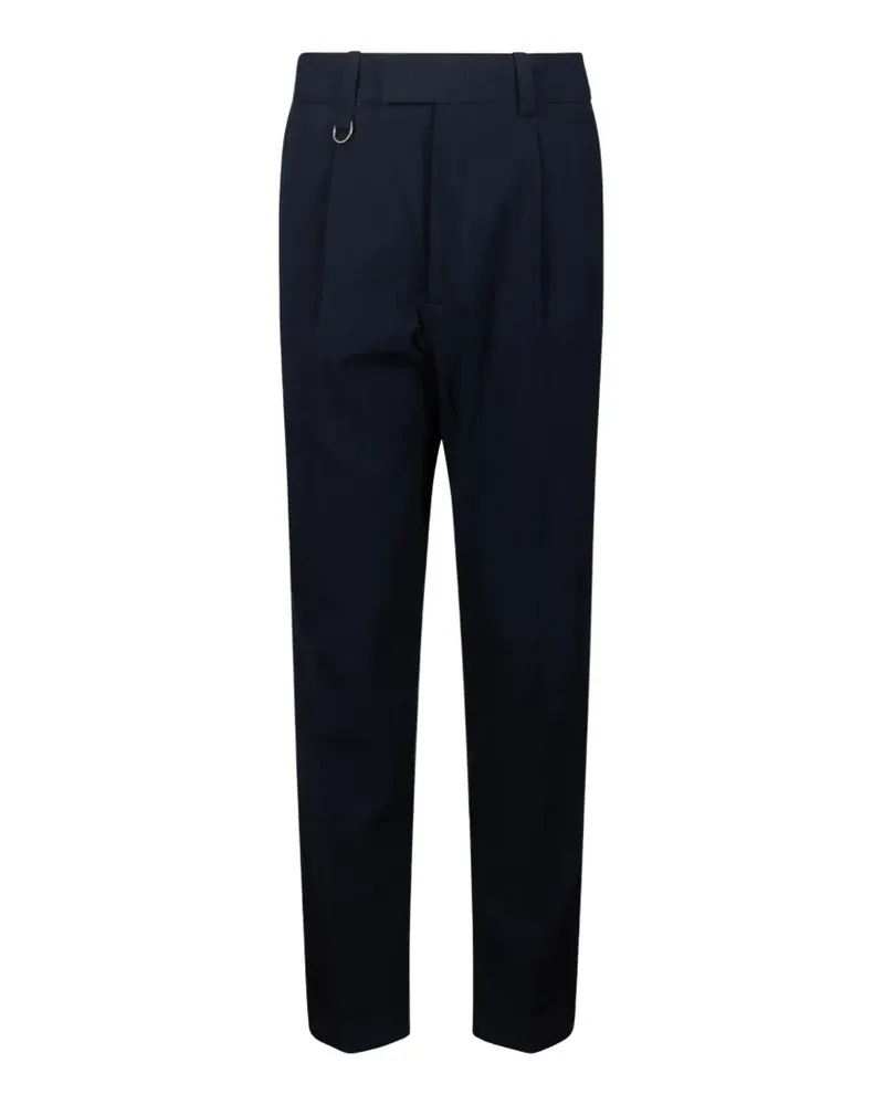 Paolo Pecora Milano pleated trousers - Blau Blau