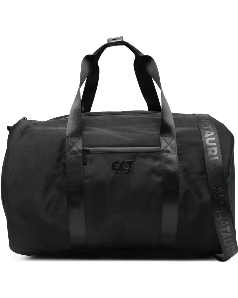 AlphaTauri logo-detail luggage bag - Schwarz Schwarz