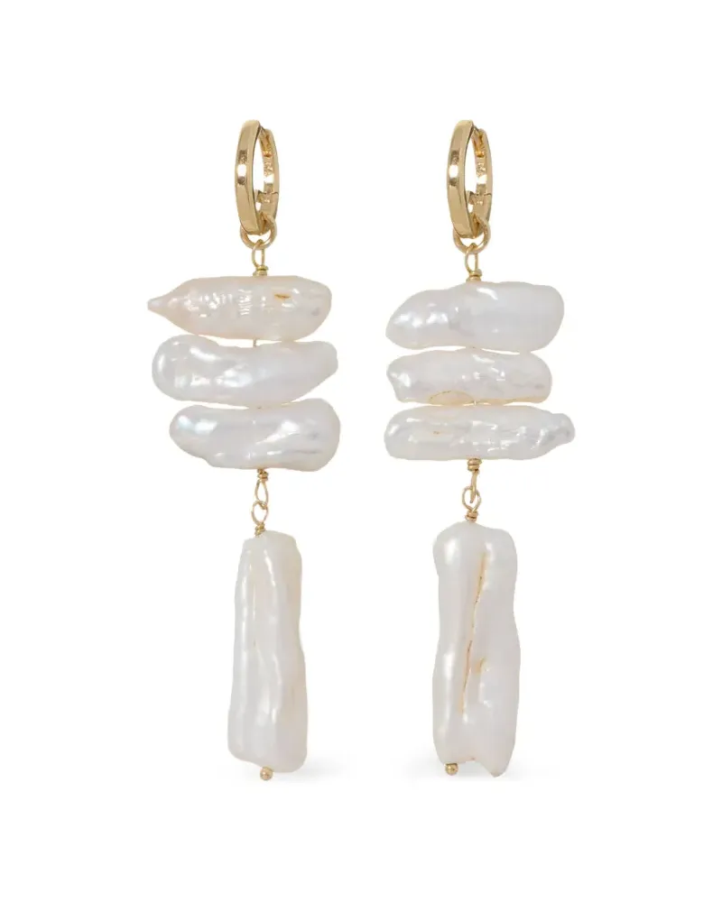 Roxanne Assoulin Pearl Branch drop earrings - Gold Gold