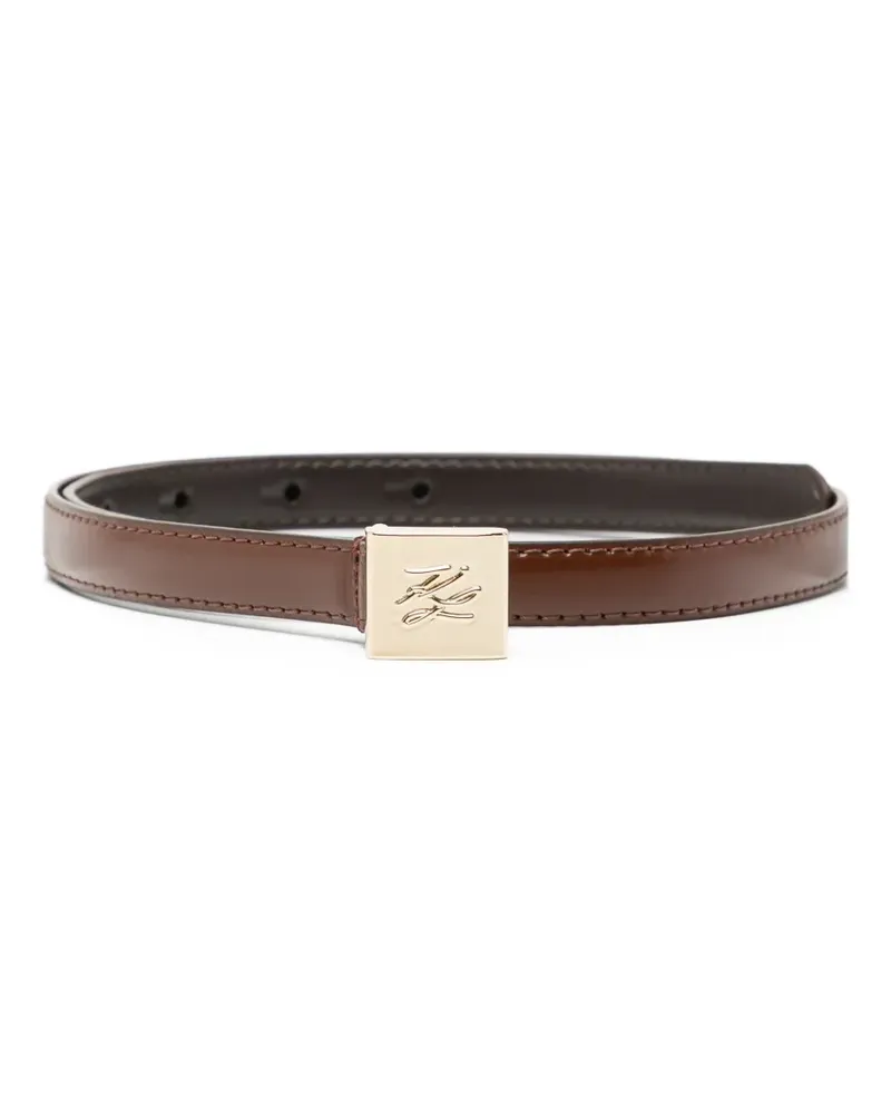 Karl Lagerfeld Kautograpgh belt - Braun Braun