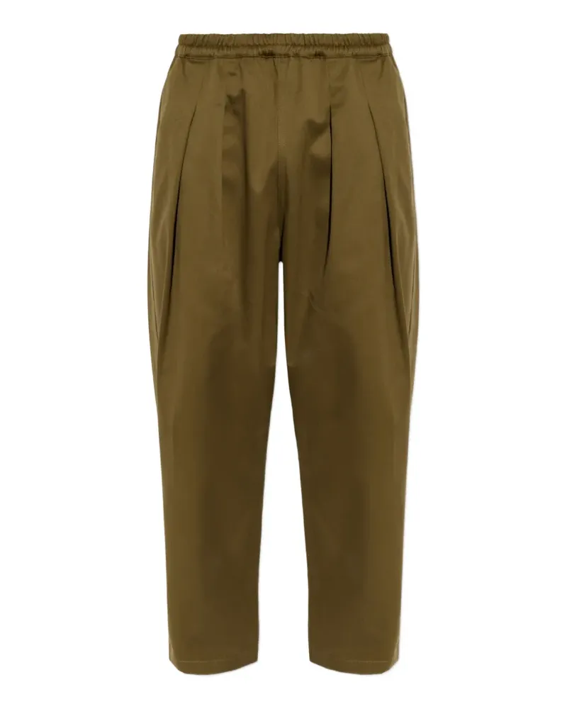 Maison Margiela pleated loose-fit trousers - Grün Grün