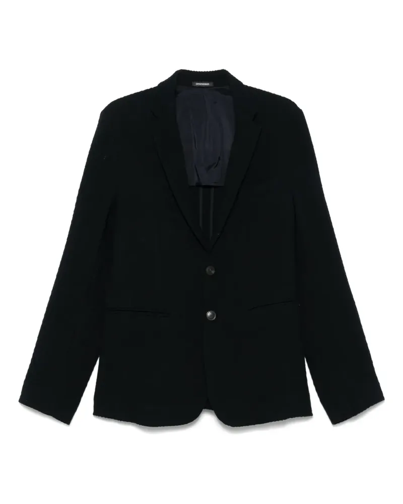 Emporio Armani Strukturiertes Sakko - Blau Blau